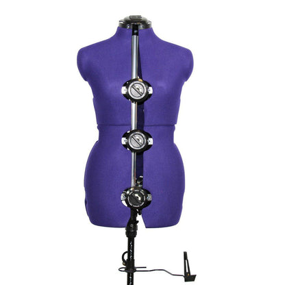 Mannequin de couture réglable Signature Violet – 32 à 54 (Tailles XS à L)