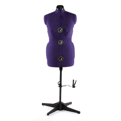 Mannequin de couture réglable Signature Violet – 32 à 54 (Tailles XS à L)