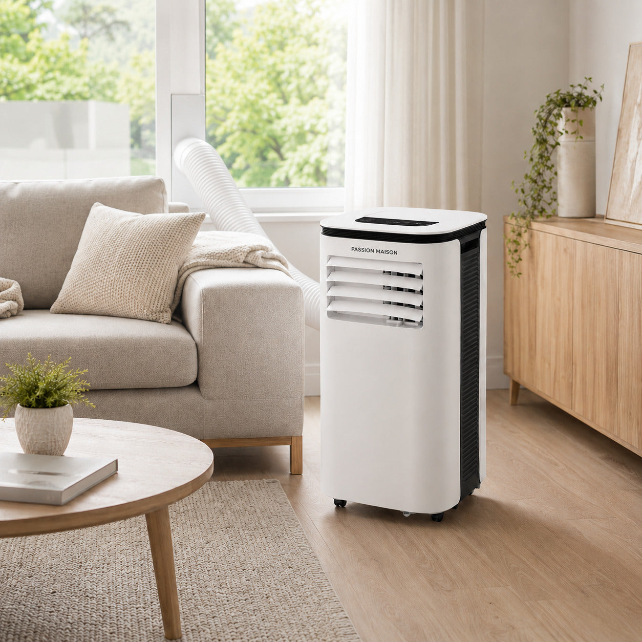 Climatiseur Mobile 9000 BTU Passion Maison Arctic 9 – 3-en-1 avec Déshumidificateur et Télécommande