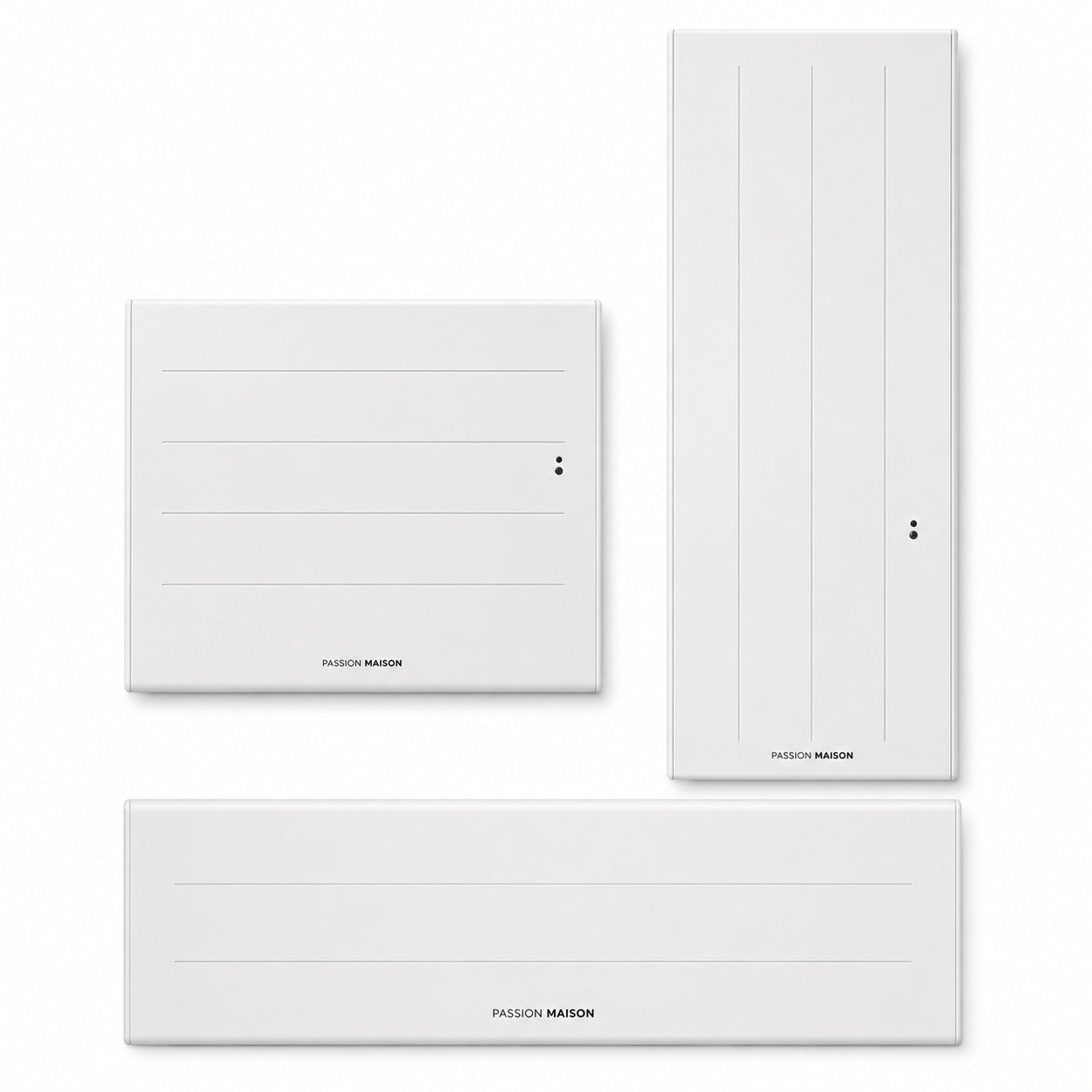 Radiateur Électrique Connecté Wi-Fi Passion Maison Éclipse 1500 W – Chaleur Douce à Inertie – Blanc
