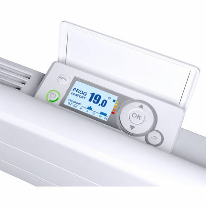 Radiateur Électrique Connecté Wi-Fi Passion Maison Éclipse 1500 W – Chaleur Douce à Inertie – Blanc
