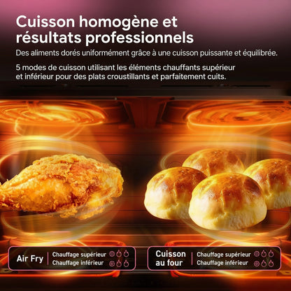 Friteuse à Air Double Zone 10L – Air Fryer Sans Huile