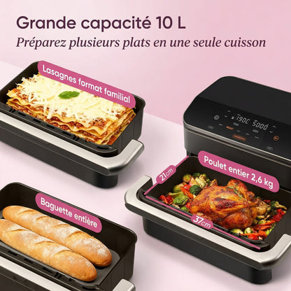 Friteuse à Air Double Zone 10L – Air Fryer Sans Huile