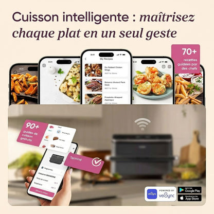 Friteuse à Air Double Zone 10L – Air Fryer Sans Huile