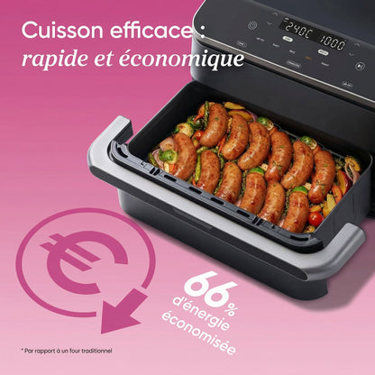 Friteuse à Air Double Zone 10L – Air Fryer Sans Huile