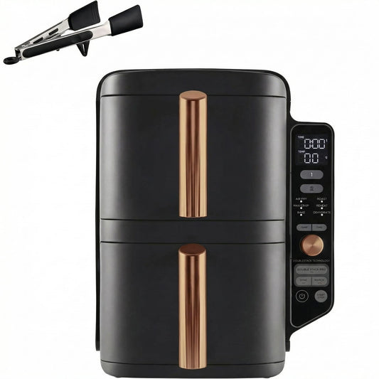 Air Fryer Double Tiroir Vertical 9,5L – Friteuse Sans Huile
