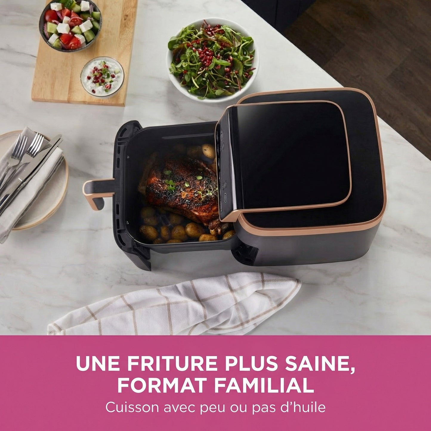Air Fryer 6,2L – Friteuse Sans Huile Grande Capacité