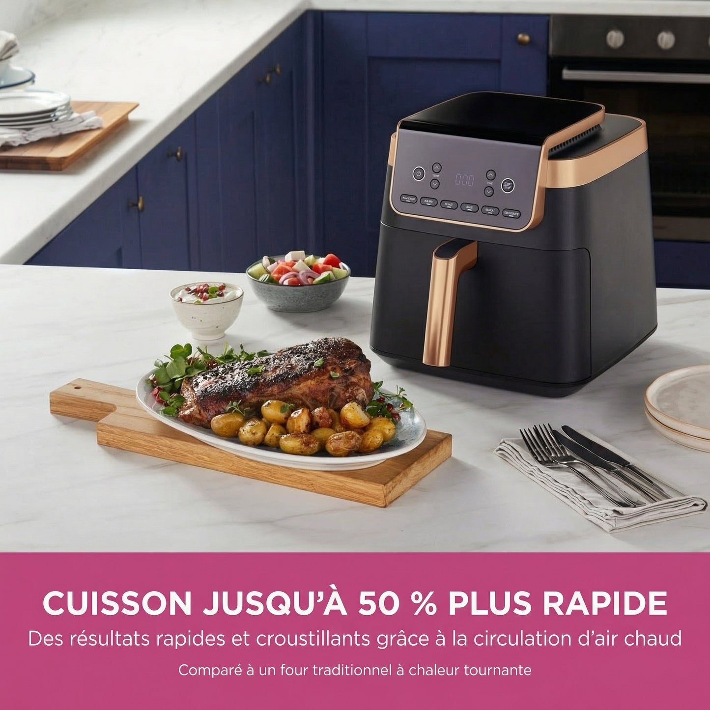 Air Fryer 6,2L – Friteuse Sans Huile Grande Capacité