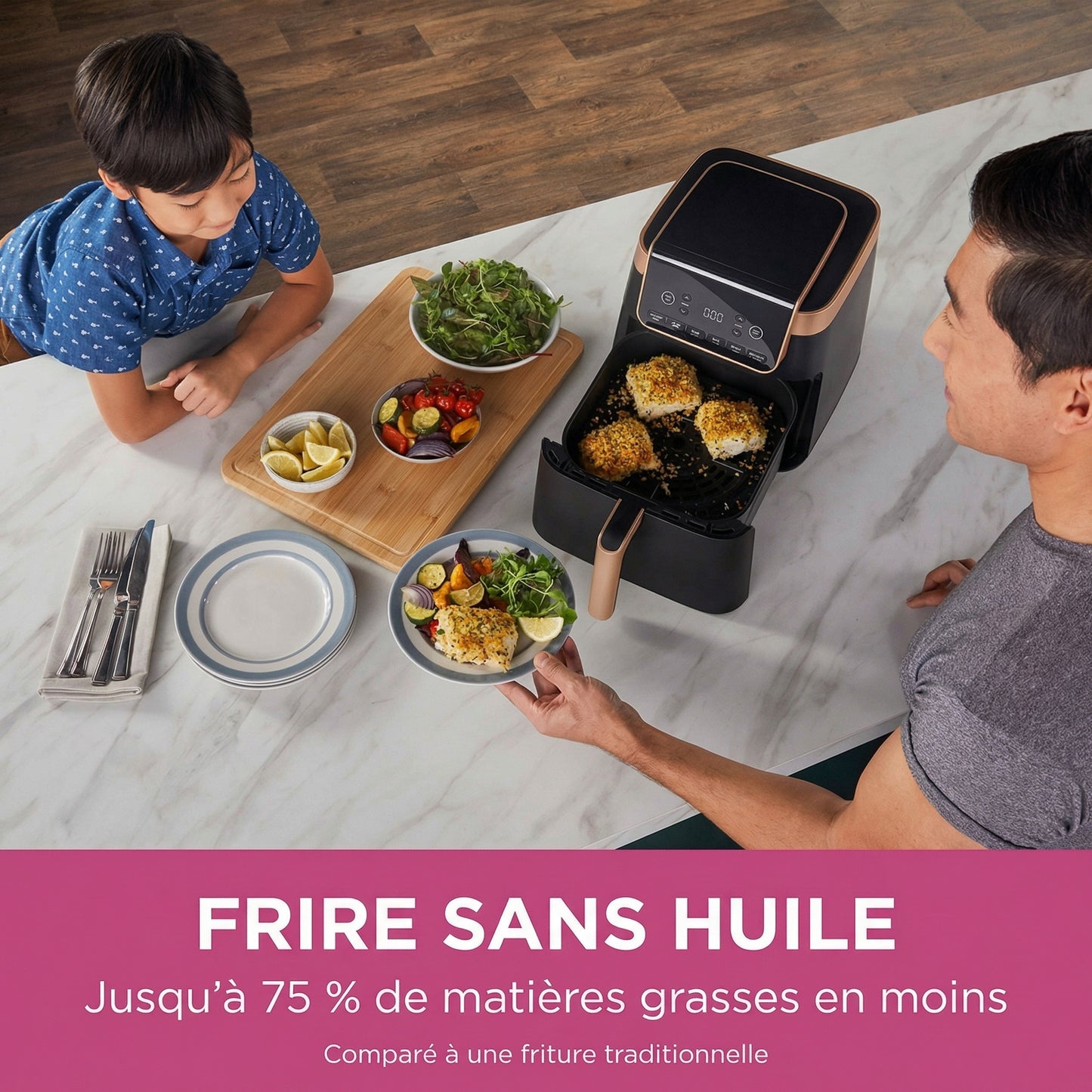 Air Fryer 6,2L – Friteuse Sans Huile Grande Capacité
