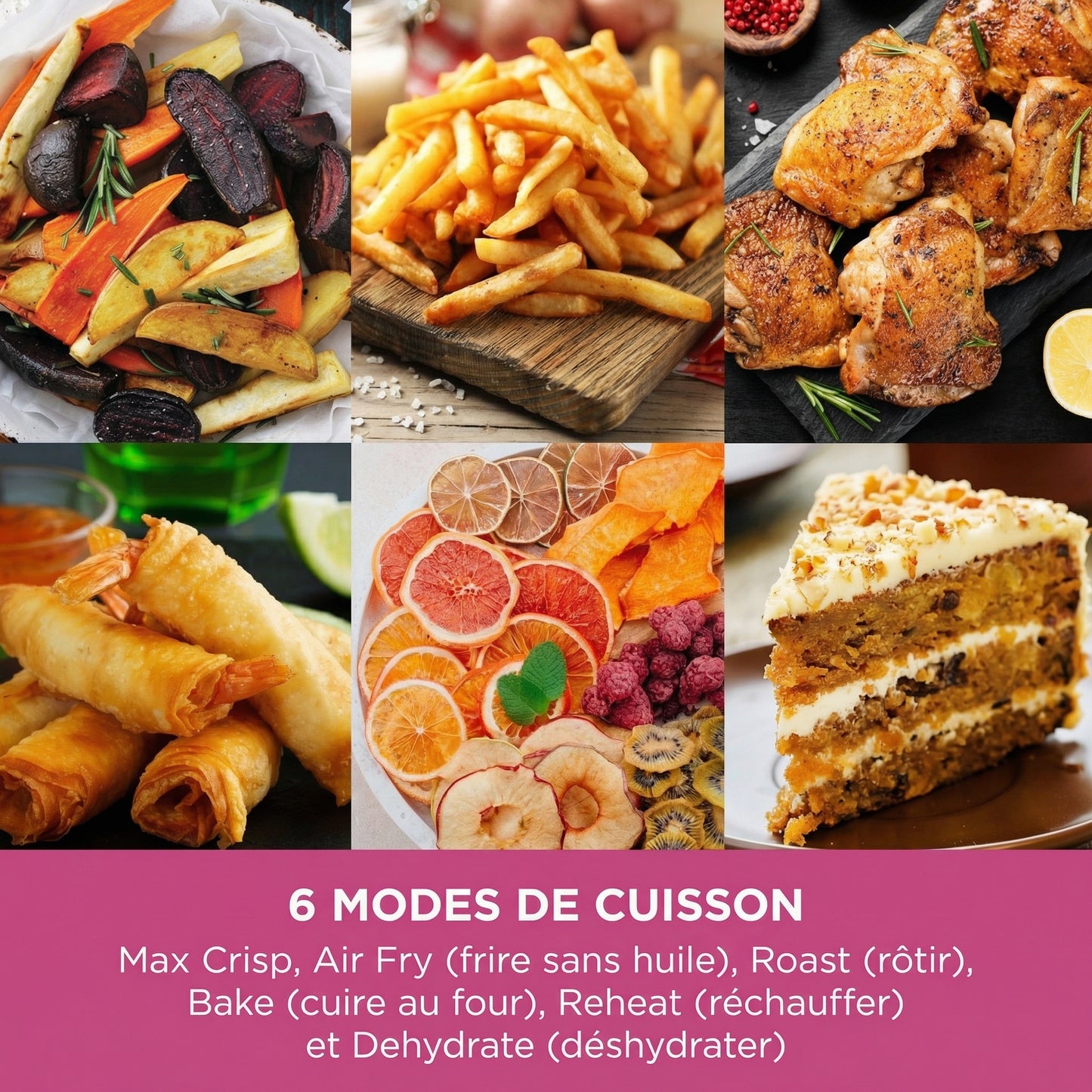Air Fryer 6,2L – Friteuse Sans Huile Grande Capacité