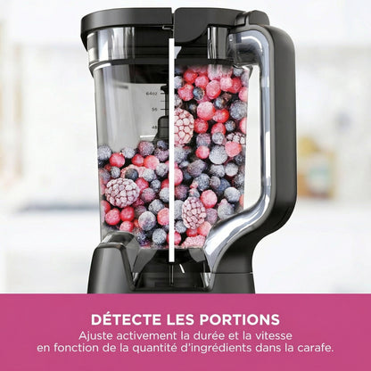 Blender Multifonction 3-en-1 1200W – Mixeur, Robot Cuisine & Smoothie Maker
