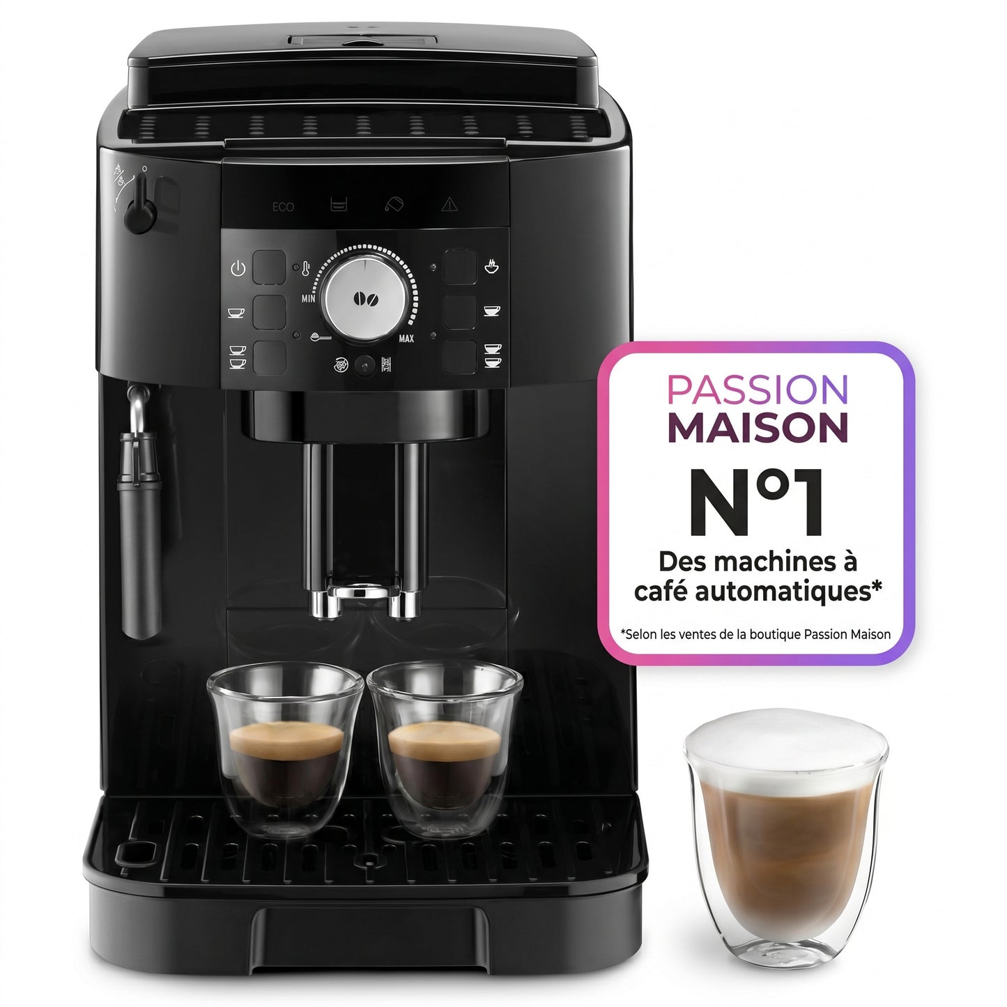 Machine à Café Automatique avec Mousseur à Lait – Passion Café Maestro