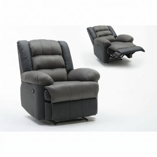 Fauteuil de Relaxation Inclinable Prestige – Similicuir – 3 Positions – Repose-pieds Intégré – 160 kg