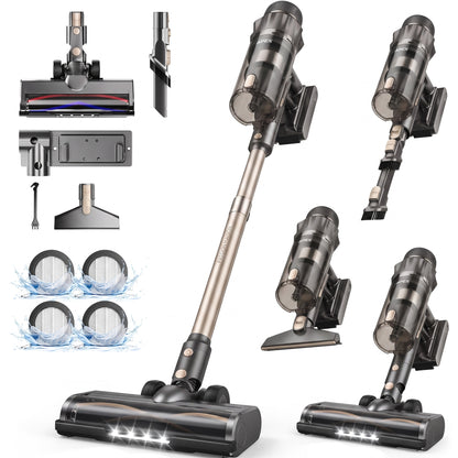 Aspirateur Balai Sans Fil Apex – 80 kPa – 600 W – 70 min – Écran Tactile – Bac 2 L