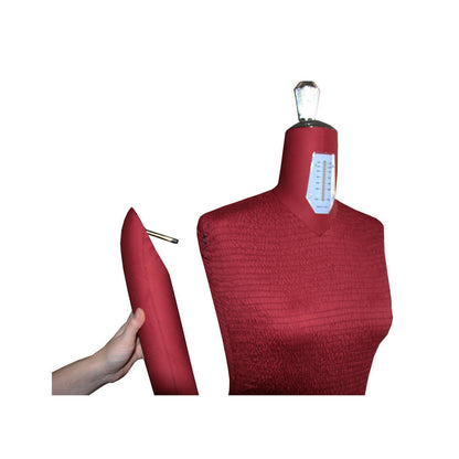 Mannequin de couture réglable haut de gamme 38 / 50 avec bras + ventre