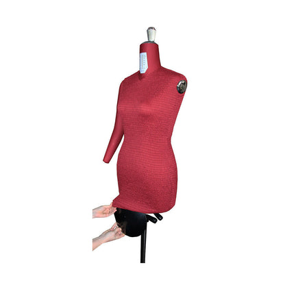 Mannequin de couture réglable haut de gamme 38 / 50 avec bras + ventre