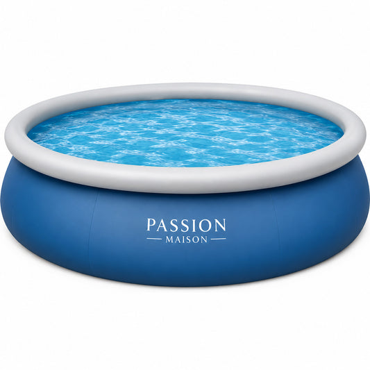 Piscine Gonflable Ronde Passion Maison Laguna 457 x 84 cm – Pompe Incluse & Montage Rapide