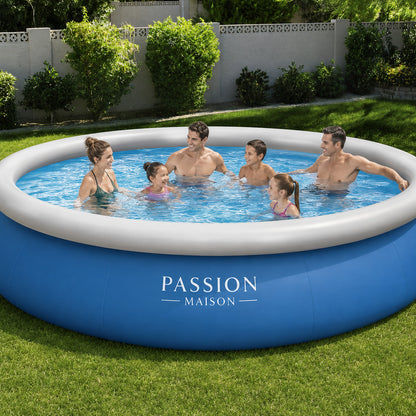 Piscine Gonflable Ronde Passion Maison Laguna 457 x 84 cm – Pompe Incluse & Montage Rapide