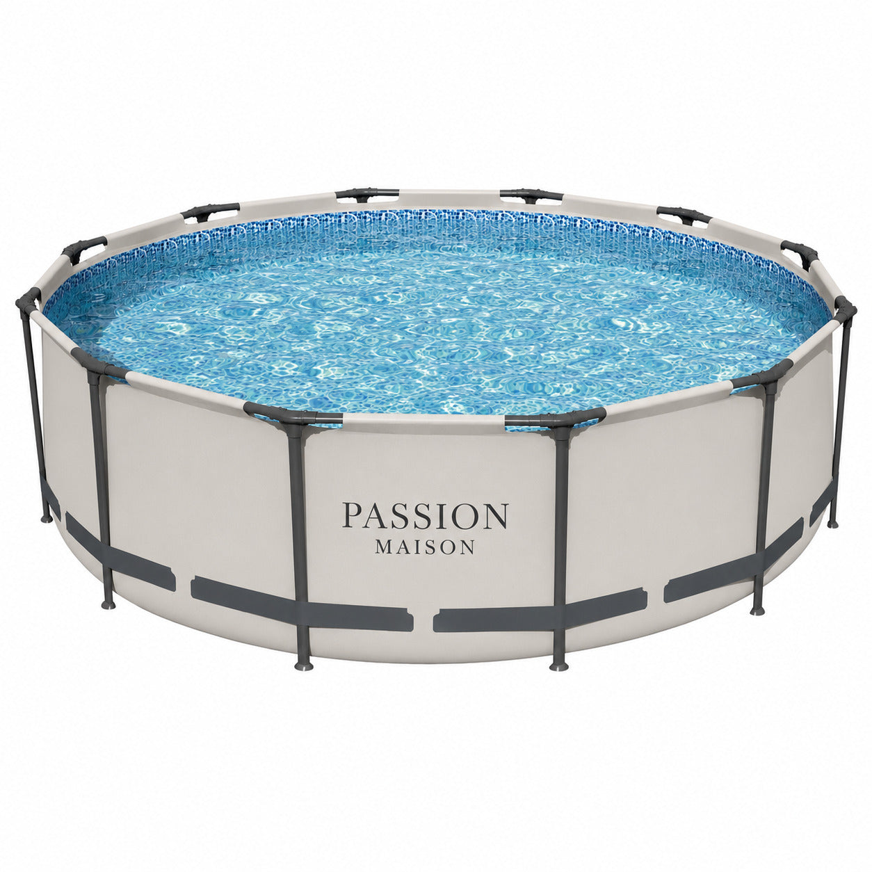 Piscine Tubulaire Ronde Passion Maison Riviera 3,66m x 1,00m – Échelle, Pompe & Cartouche Incluses