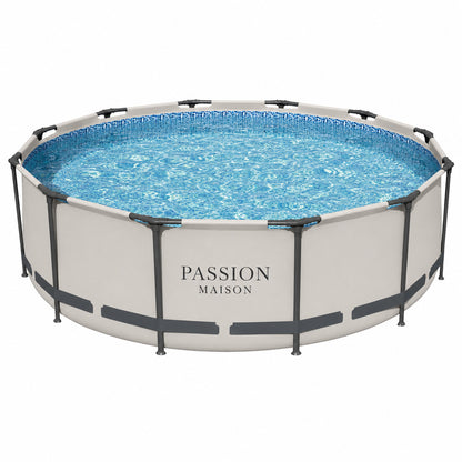 Piscine Tubulaire Ronde Passion Maison Riviera 3,66m x 1,00m – Échelle, Pompe & Cartouche Incluses