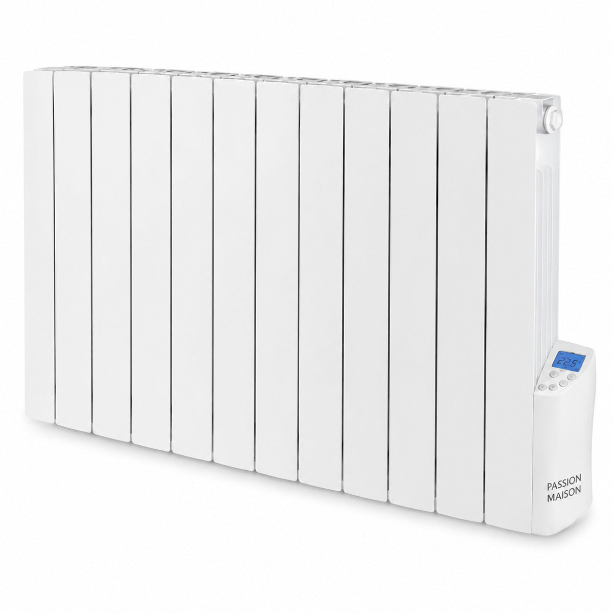 Radiateur Électrique Passion Maison Fusion 2000 W – Inertie Fluide – Horizontal Blanc