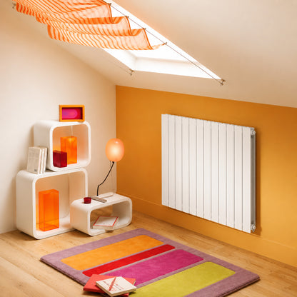 Radiateur à Eau Chaude Passion Maison Nova – Radiateur Horizontal Double Panneau 708 W Blanc