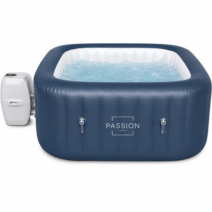Spa Gonflable 6 Places Passion Maison Malaga – 140 Buses de Massage, Chauffage 40°C & Panneau Tactile