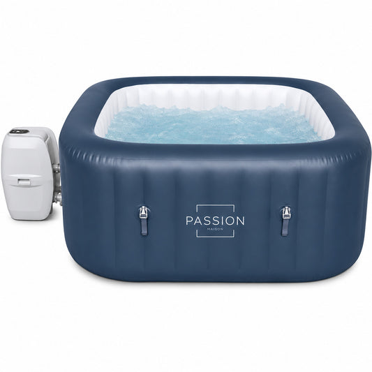 Spa Gonflable 6 Places Passion Maison Malaga – 140 Buses de Massage, Chauffage 40°C & Panneau Tactile
