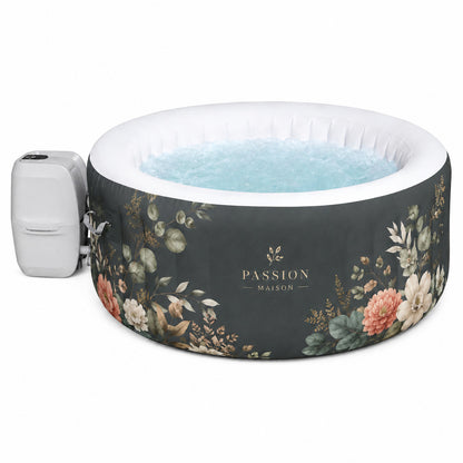 Spa Gonflable 4 Places Passion Maison Eden – 110 Buses de Massage, Chauffage 40°C & Panneau Tactile