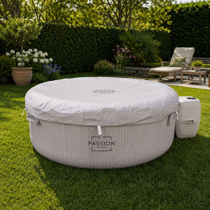 Spa Gonflable 4 Places Passion Maison Palma – 120 Buses de Massage, Chauffage 40°C & Protection Antigel