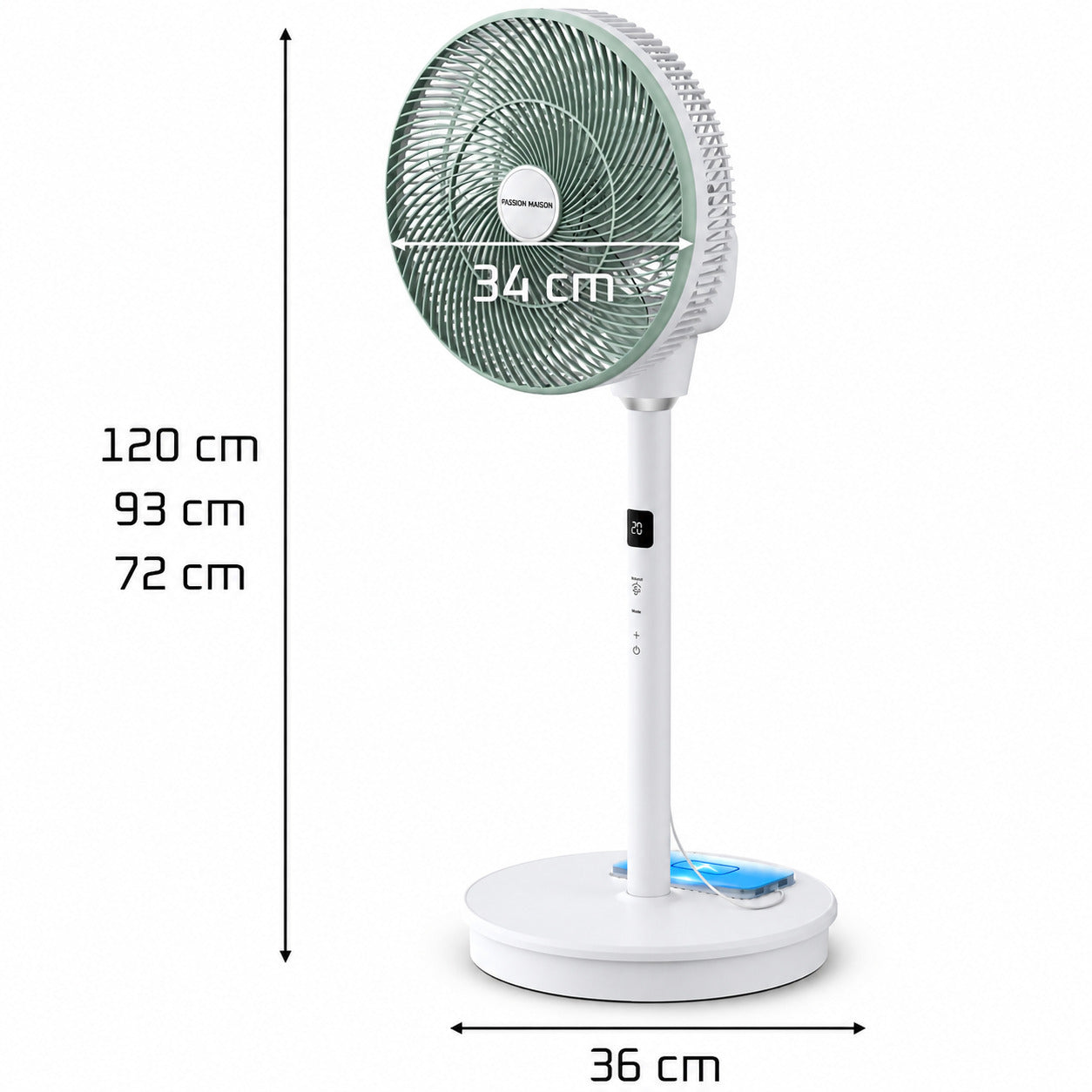 Ventilateur Nomade Passion Maison Zephyr – Ultra Silencieux, Sans Fil & Jusqu'à 30 h d'autonomie