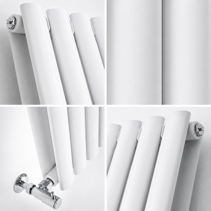 Radiateur à Eau Chaude Passion Maison Vertex – Design Vertical Blanc 178 × 35,4 cm – 1099 W
